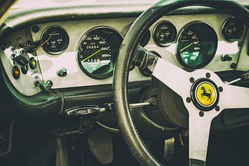 Ferrari 308 GT4 Dino sportauto dashboard van Sjoerd van der Wal Fotografie