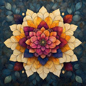 Mandala im Einklang mit der Natur
