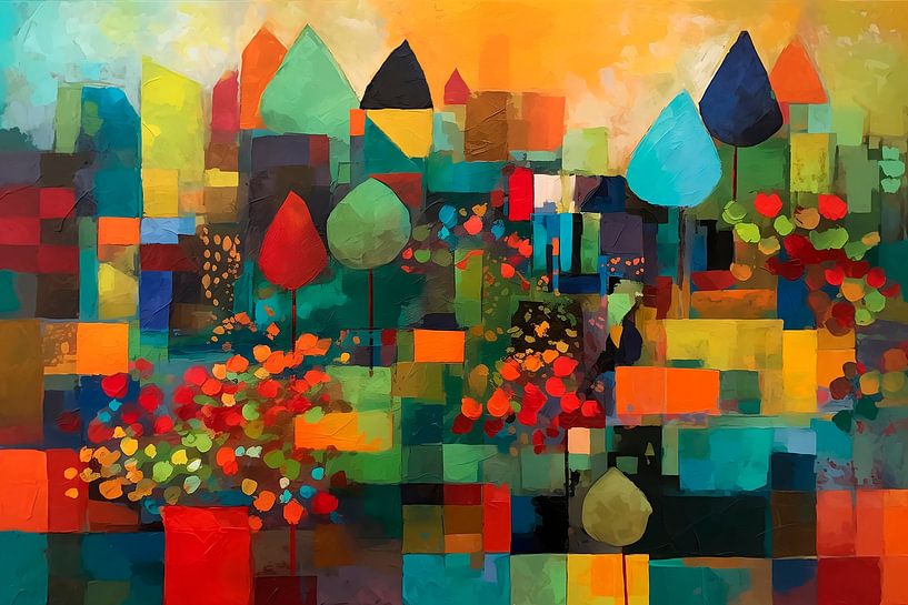 Geometric landscape by Harry Hadders Design