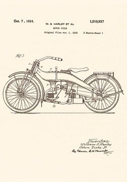 Harley - Davidson 1924! von Jaap Ros