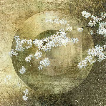 Blossom. Japandi style. Wabi-Sabi. 2 by Alie Ekkelenkamp