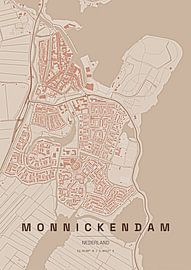 Lageplan von Monnickendam von Stef van Campen