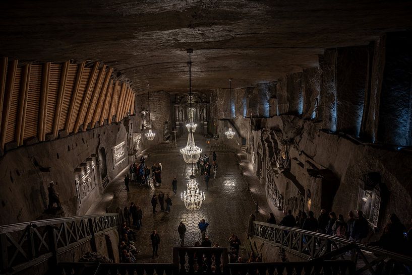 Saint Kinga's chapel in salt mine by Werner Lerooy