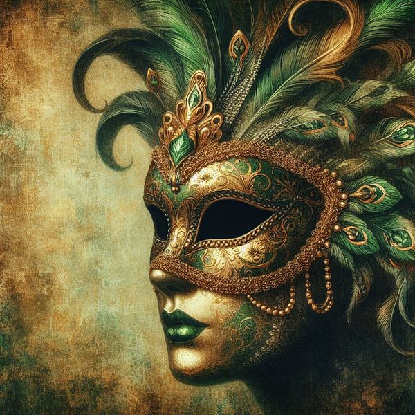 Venetian mask by Nicolette Vermeulen