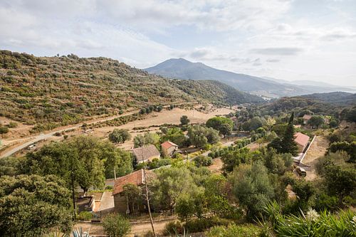 Uitzicht op Corsica, Frankrijk
