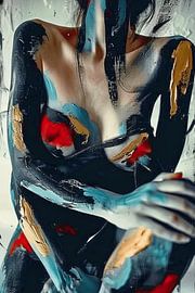 woman abstract portrait