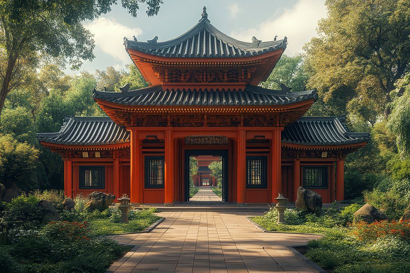 spirituelles leben östlicher tempel von Egon Zitter