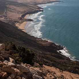 Marokkaanse kustlijn, oceaan en stranden van Ylenia Di Pietra
