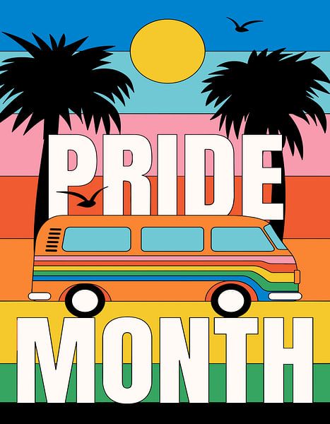 Pride Month Bus Pop by Art Kingdom