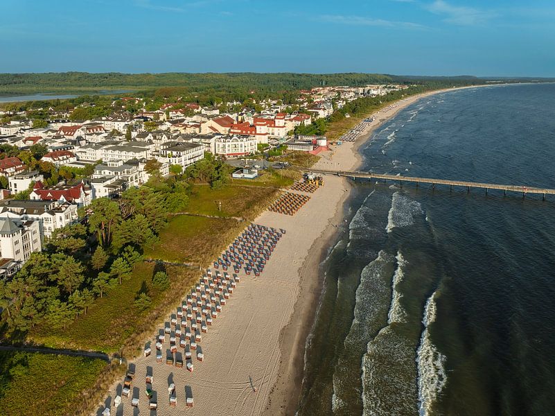 Binz beach from above by Markus Lange