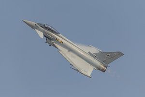 Royal Air Force Typhoon Display Team in Aktion.