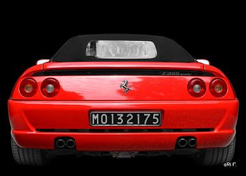 Ferrari F355 Spider achteraanzicht van aRi F. Huber