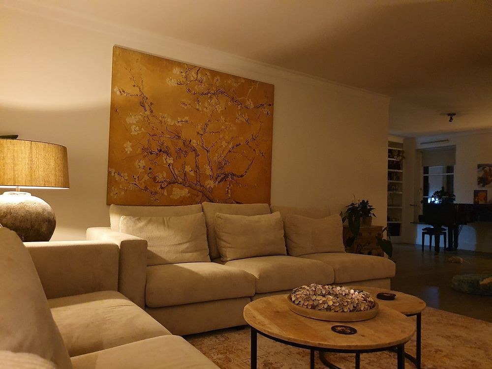 Mandelblüte von Vincent van Gogh (gelb) von Masters Revisited