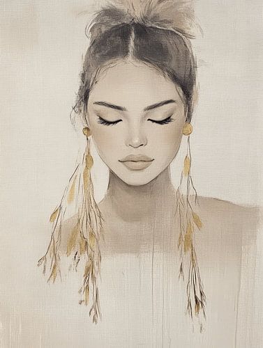 Portret, modern chic