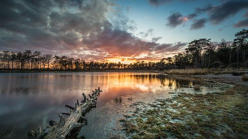 Zonsondergang bij het Buntven