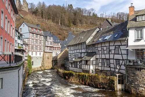 Historic town centre of Monschau in the Eifel region