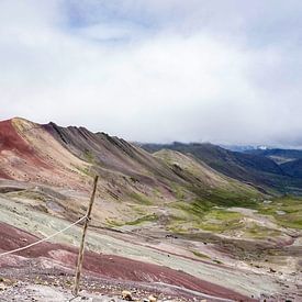 Pérou - Montagne de l'arc-en-ciel - Rainbowmountain sur Eline Willekens