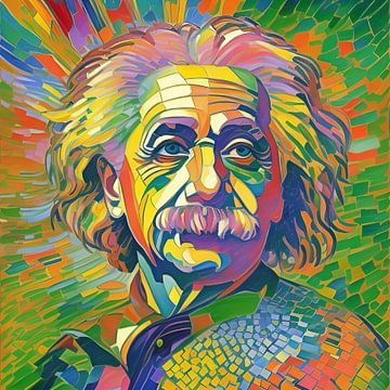 Pop Art "Albert 2024 II" van oliver steiner