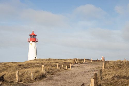 Vuurtoren List-west, Sylt, Duitsland.