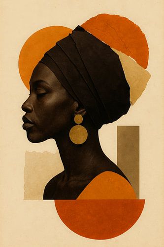 Femme africaine boho