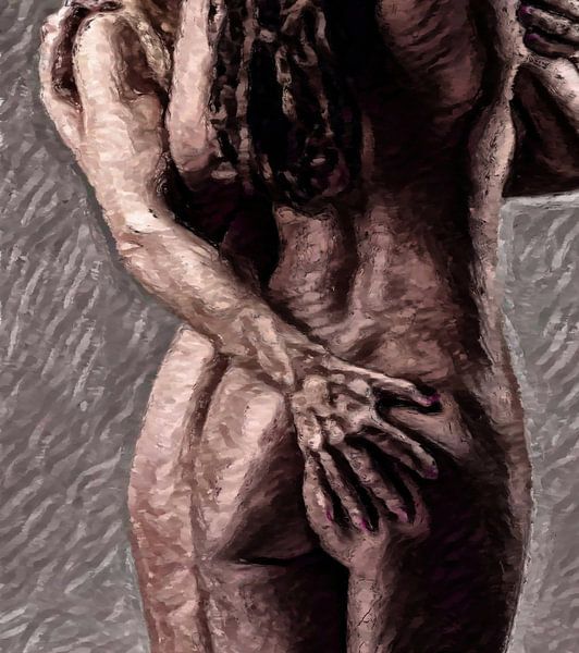 Portrait de nu - Une main fermement posée sur sa fesse par The Photo Artist