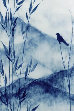 Bamboo Bird Landscape
