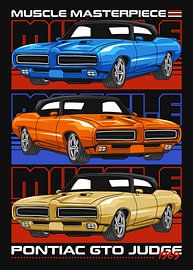 Pontiac GTO Judge Muscle Car von Adam Khabibi