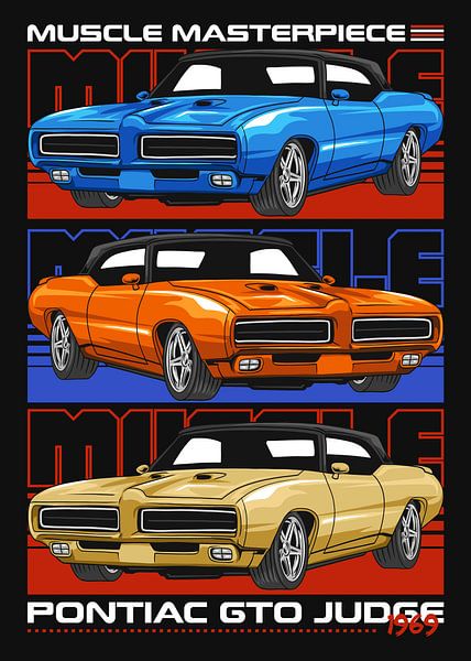 Pontiac GTO Judge Muscle Car von Adam Khabibi