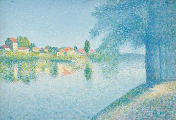 Uitzicht op de kades van de Garonne, Achille Laugé