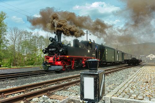 Museum railway Erzgebirge Preßnitztalbahn