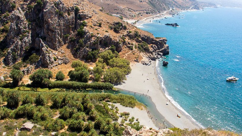 Preveli strand by Ronald Oudijk
