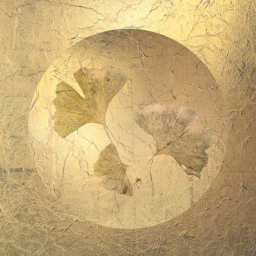 Ginkgo in Goud.