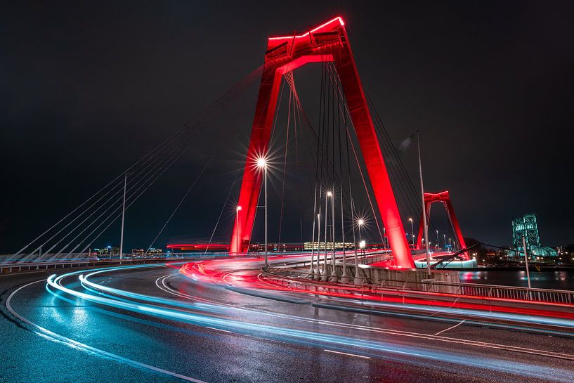 Willemsbrücke Rotterdam von Jeroen Mikkers