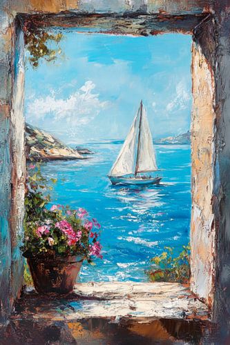 Fensterblick Meer