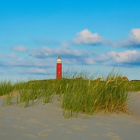 Phare de Texel dans les dunes sur Tjeerd Knier