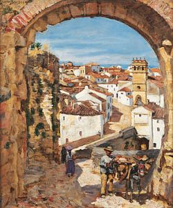 Dario Villares Barbosa, die Stadt Granada, Spanien, 1922