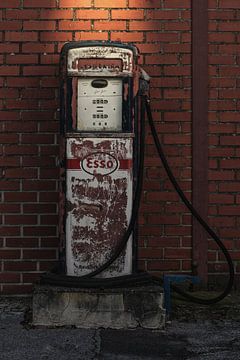 De oude benzinepomp van Rolf Schnepp