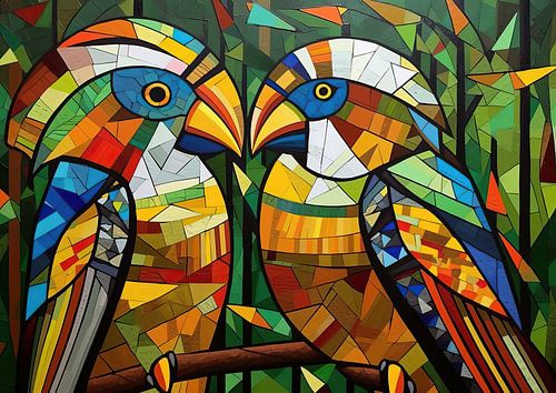 Federleichte Kameradschaft von ARTEO Gemälde