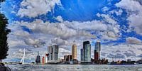 Skyline van Rotterdam 1 Panorama van Hendrik-Jan Kornelis thumbnail