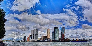 Skyline von Rotterdam 1 von Hendrik-Jan Kornelis