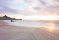 Avondlicht aan het strand