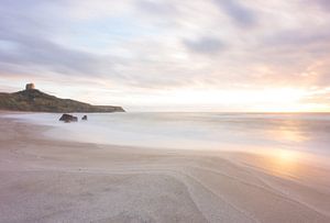 Avondlicht aan het strand van Studio voor Beeld