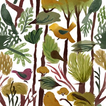 The gold bird - Volgel painting by ComfortQ