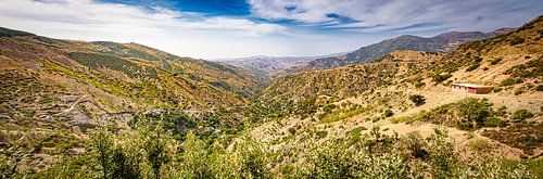 Panorama van het Rifgebergte, Marokko