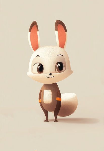 Mignon personnage de dessin animé d'écureuil - Design gai et adorable&amp;quot ; par fredi arlangga