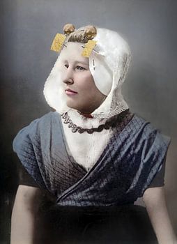 Une fille de Zélande en costume de Goese