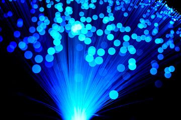 Concept de technologie de fibre optique sur Sjoerd van der Wal Photographie