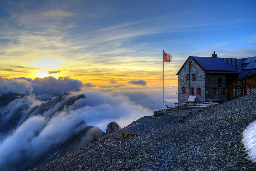 Blümlisalp Hütte II von Gerhard Albicker
