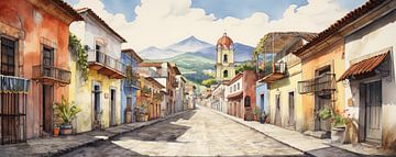 Peinture au Guatemala sur Peinture Abstraite