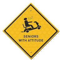 Retraité avec attitude.